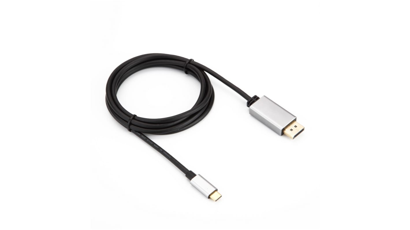 Adaptér, počet zobrazení: 1, 3840 x 2160, typ USB: USB C, video připojení: DisplayPort, standard: USB C