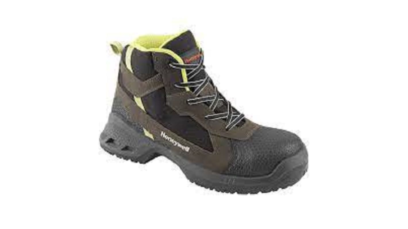 Honeywell Safety Sprint Unisex Black, Brown, Green Composite  Toe Capped Safety Shoes, UK 2, EU 35