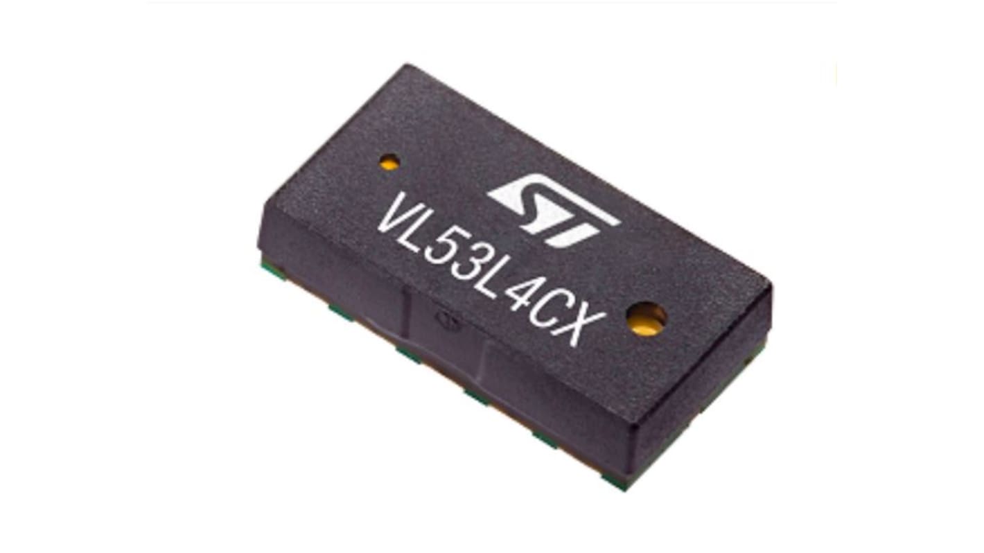 Circuit intégré capteur de proximité VL53L4CXV0DH/1, Temps de vol 6m LGA, 12 broches, 2,8 V
