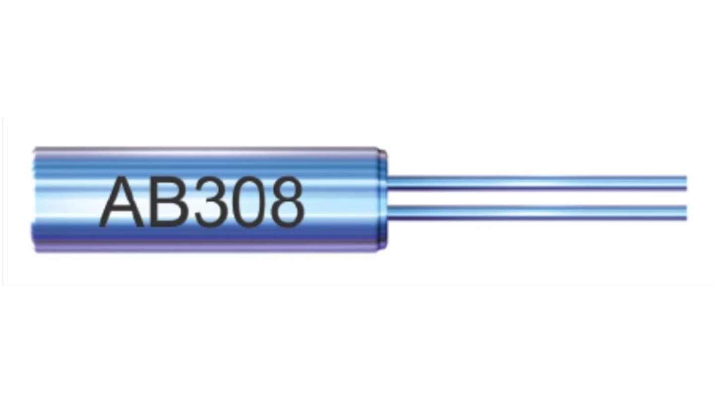 Abracon 16MHz Quarzmodul, Durchsteckmontage, ±30ppm, 16pF, Zylindrisch, 2-Pin