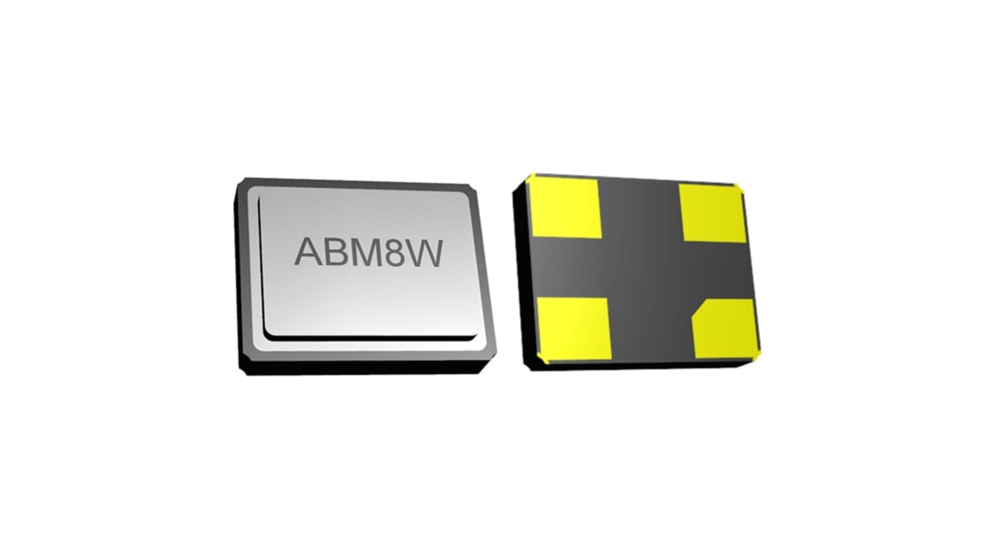 Krystalová jednotka ABM8W-32.0000MHZ-8-B1U-T3 32MHz ±10PPM, SMD, počet kolíků: 4 3.2 x 2.5 x 0.75mm