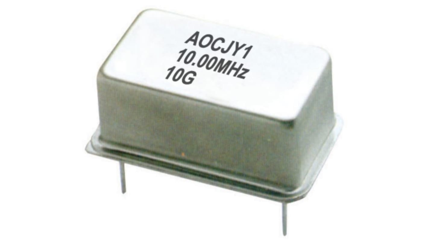 Abracon, 100MHz XO Crystal Oscillator, ±500.00ppb Sinewave DIP14 AOCJY1-10.000MHZ-E-SW