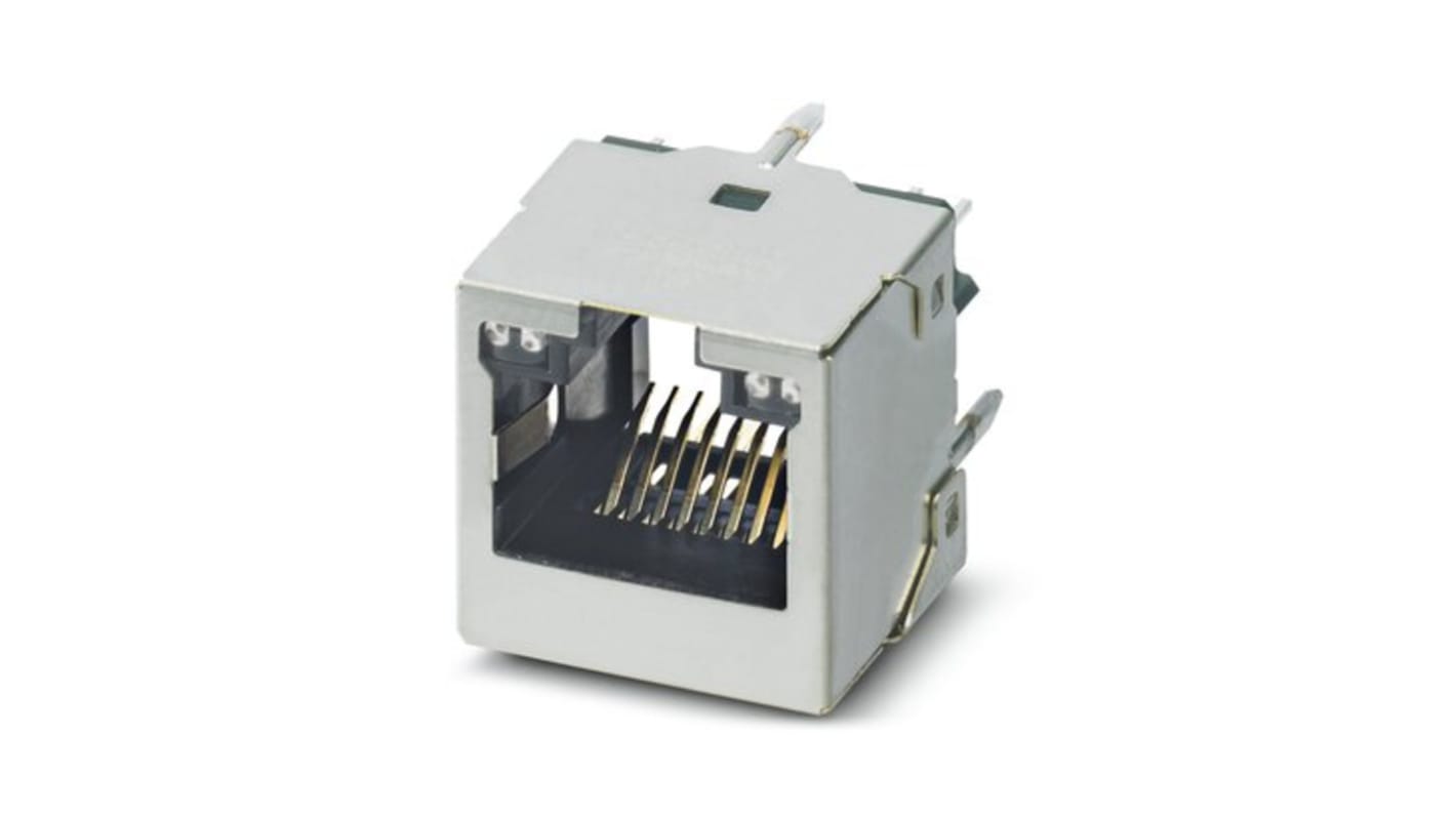 Phoenix Contact RJ45 モジュラーコネクタ, RJ45コネクタ, PCBマウント, Cat6a, 1091947