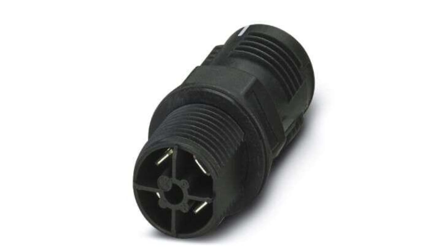 Phoenix Contact Circular Connector, 4 Contacts, Panel Mount, M25 Connector, IP66, IP68, IP69K, QPD Series