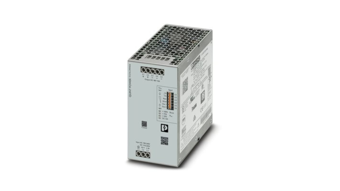 Phoenix Contact PSU, 2904626, 出力：10A, 定格：480W 入力電圧：ac, dc 出力電圧：dc 48V dc/