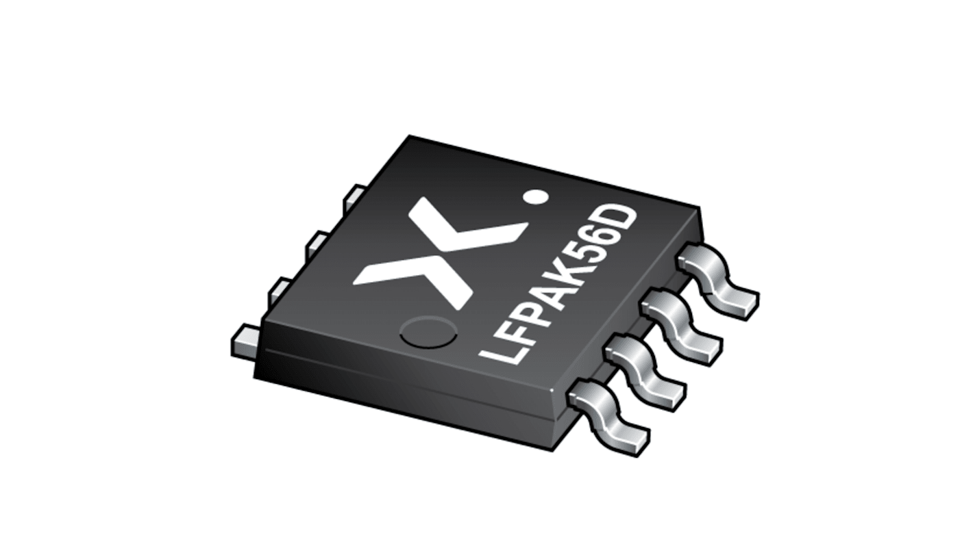 MOSFET, 2 elem/chip, 42 A, 40 V, 8-tüskés, LFPAK56D