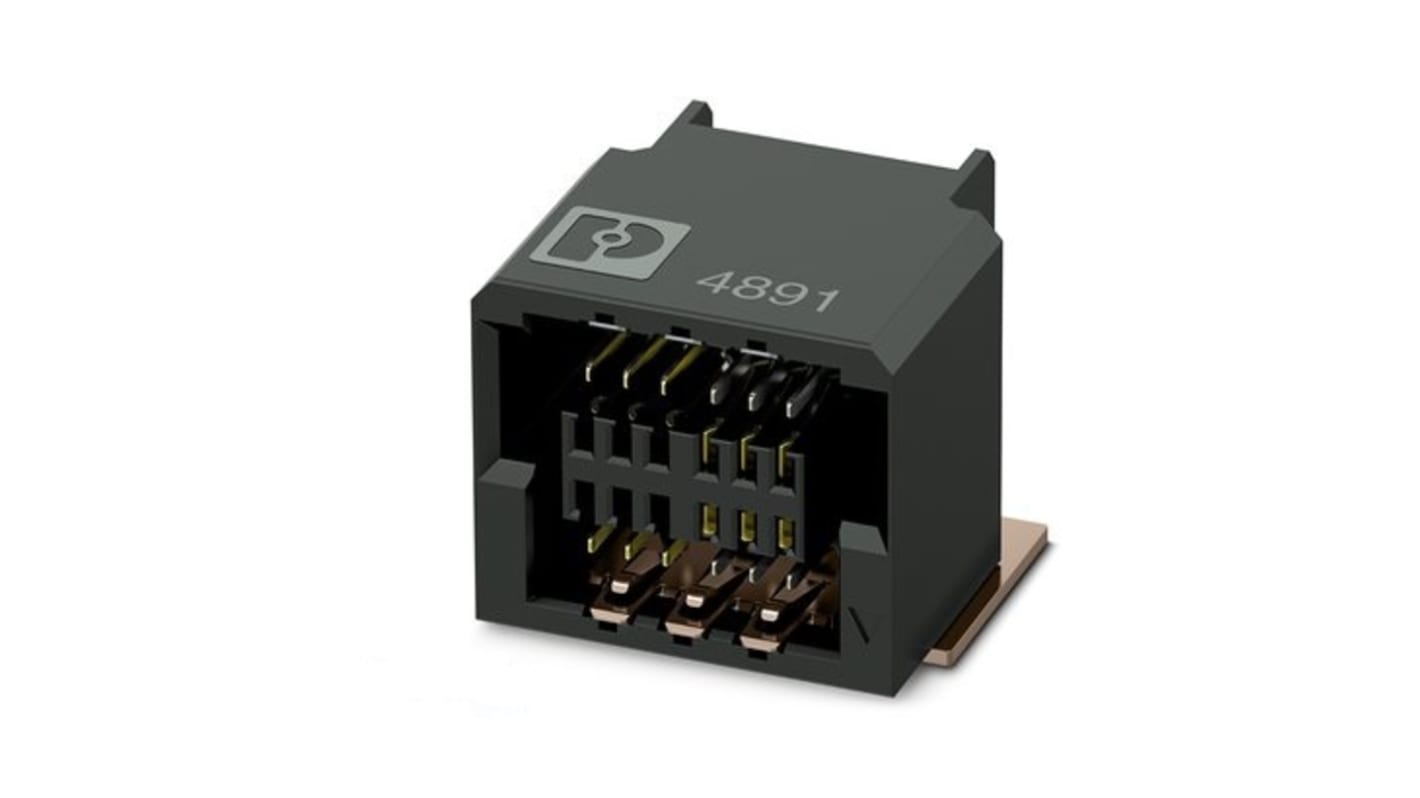 Conector hembra para PCB Phoenix Contact, de 52 vías en 2 filas, paso 0.8mm, Montaje Superficial