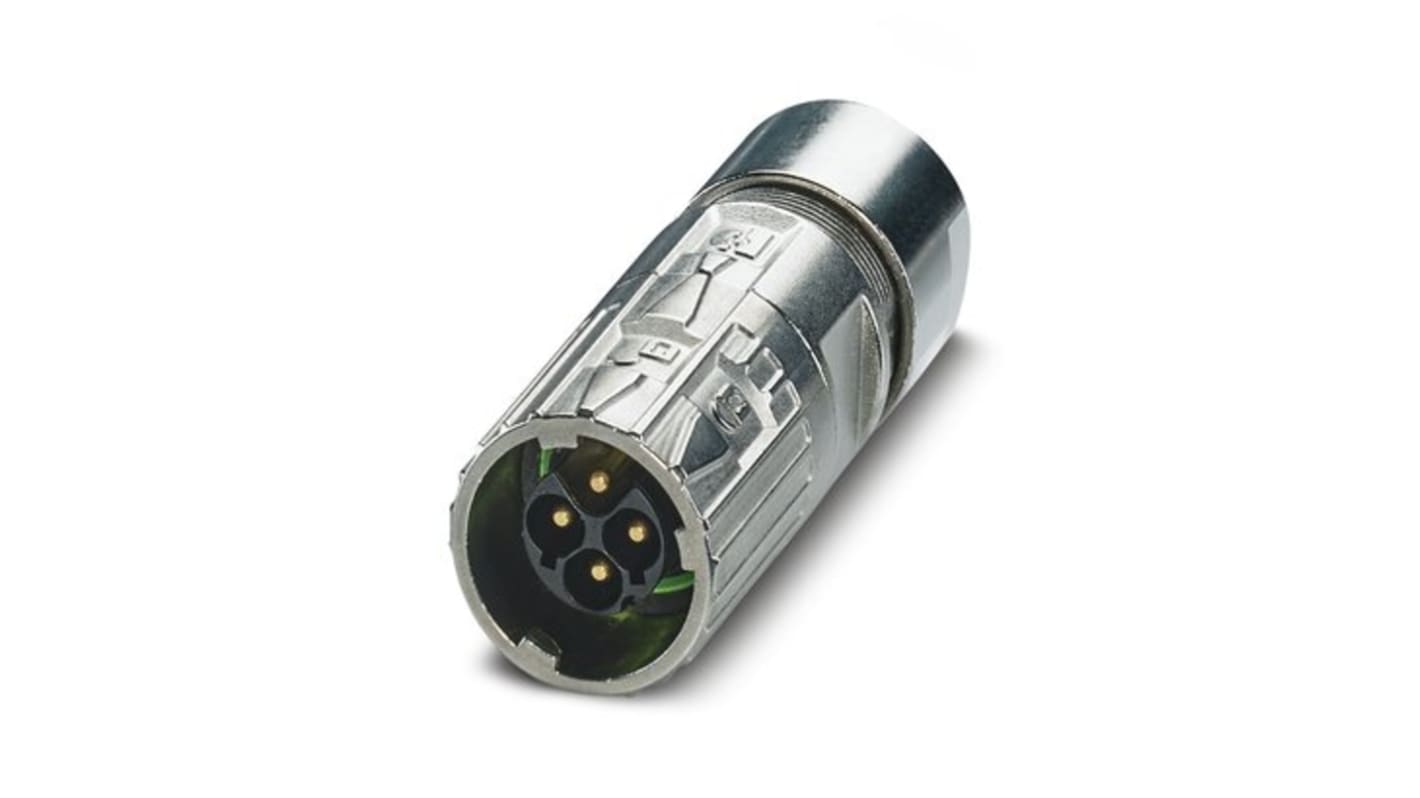 Phoenix Contact Circular Connector, 4 Contacts, Cable Mount, M17 Connector, Plug, IP67, IP68, M17 PRO Series