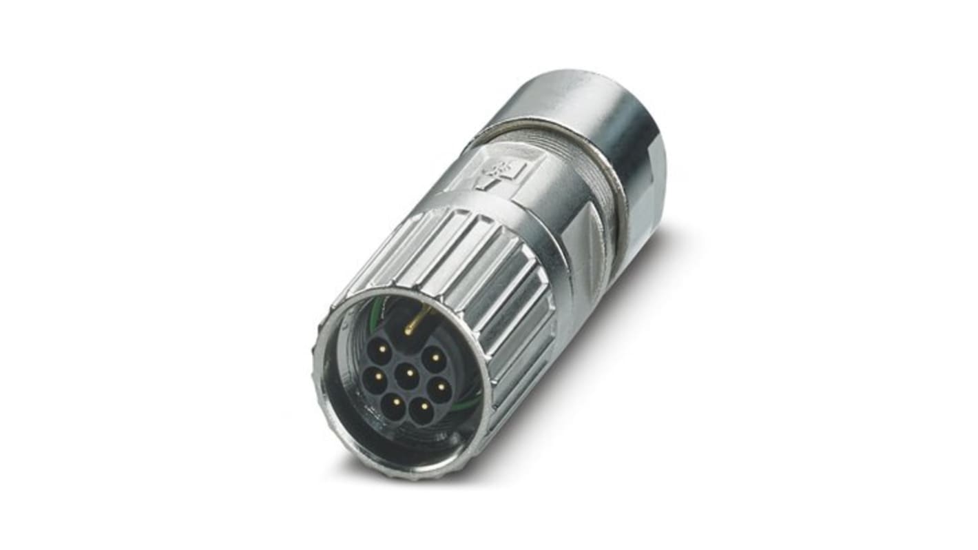 Phoenix Contact Circular Connector, 8 Contacts, Cable Mount, M17 Connector, Plug, IP67, IP68, M17 PRO Series