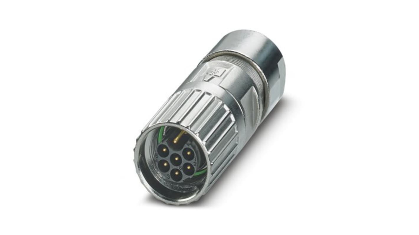 Phoenix Contact Circular Connector, 7 Contacts, Cable Mount, M17 Connector, Plug, IP67, IP68, M17 PRO Series