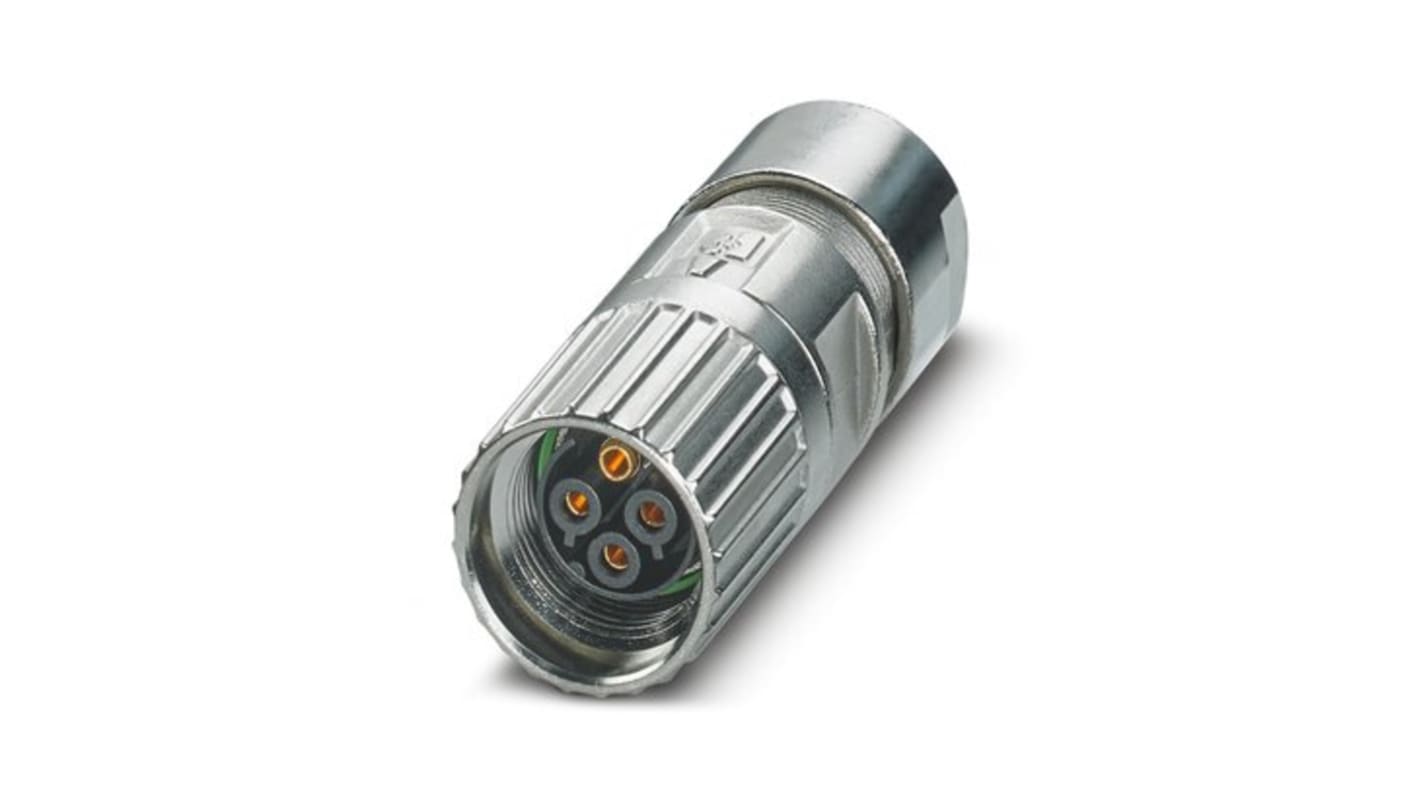 1629042 | Phoenix Contact Circular Connector, 4 Contacts, Cable Mount ...