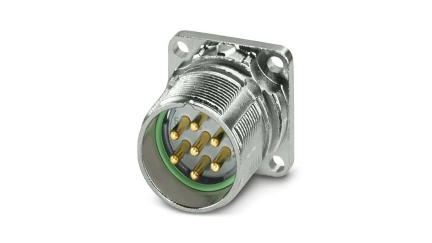 Phoenix Contact Circular Connector, 7 Contacts, Front Mount, M23 Connector, Plug, Male, IP67, M23 PRO Series