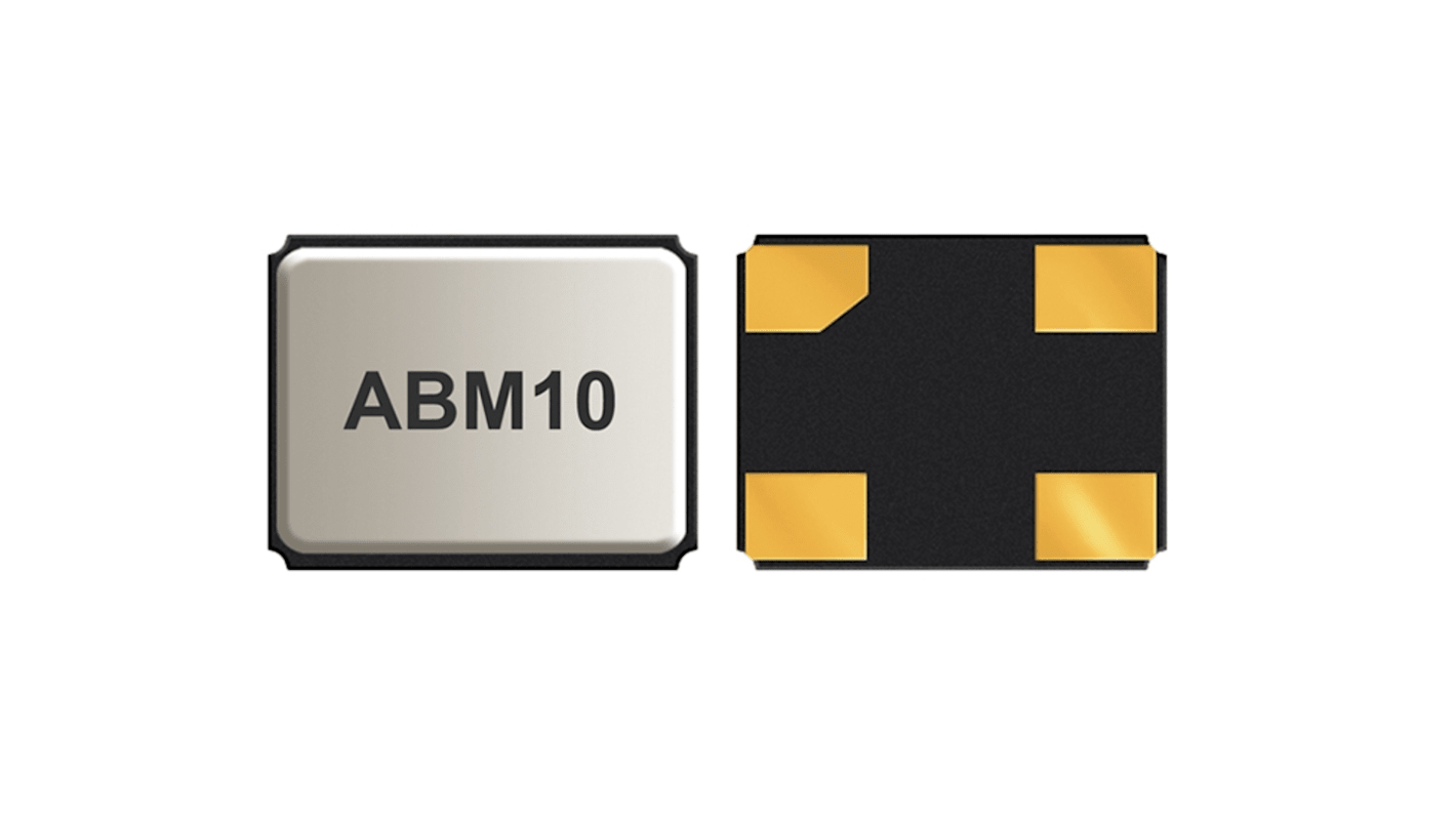 Abracon 16.384MHz Quarz, Oberflächenmontage, ±20ppm, 10pF, SMD, 4-Pin