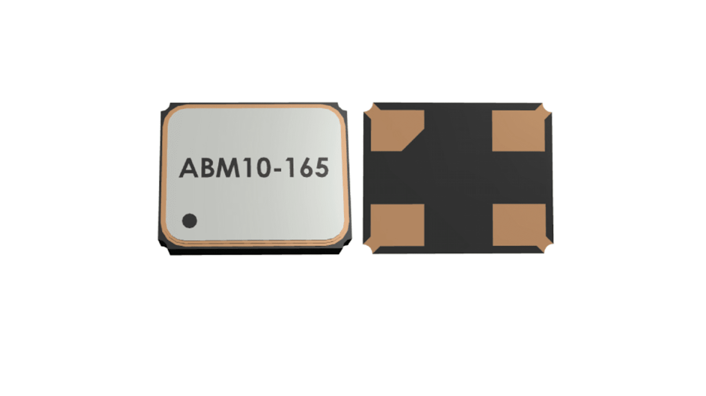 Abracon 38.4MHz Quarz, Oberflächenmontage, 20ppm, 10pF, ABM10, 4-Pin