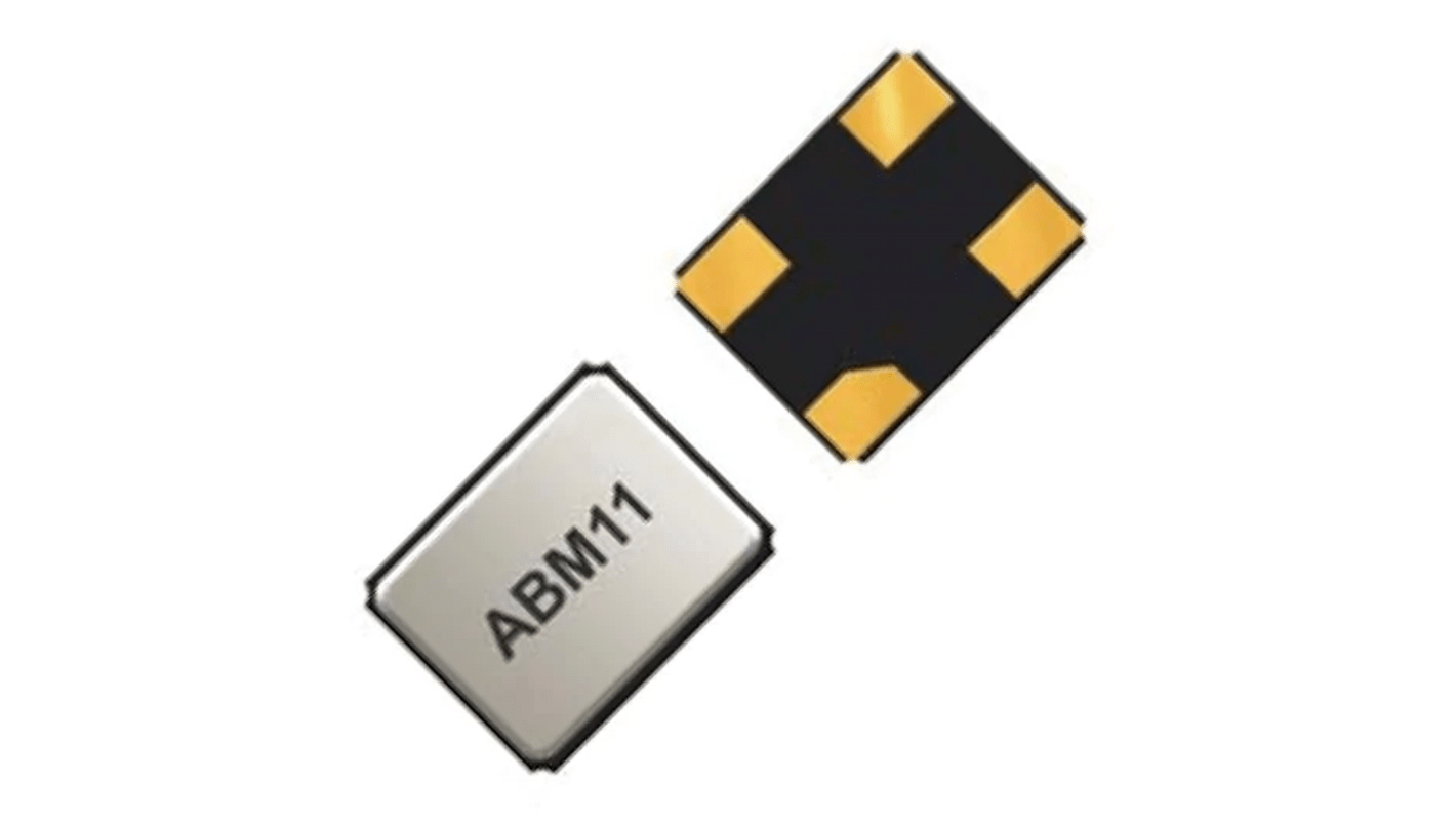 ABM11-25.000MHZ-B7G-T | Abracon 25MHz Crystal ±30ppm SMD 4-Pin 2.0 x 1. ...