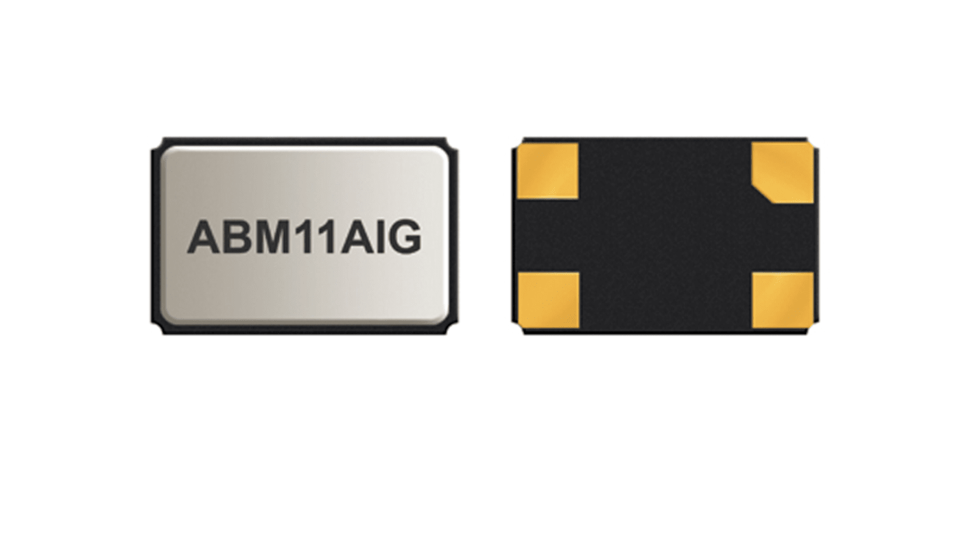 Abracon 20MHz Quarz, Oberflächenmontage, ±50ppm, 10pF, Keramikgehäuse, 4-Pin