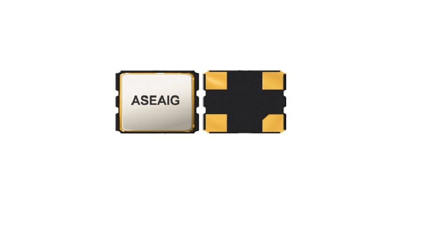 Abracon, 24MHz Crystal Oscillator Crystal Oscillator CMOS SMD ASEAIG-24 ...