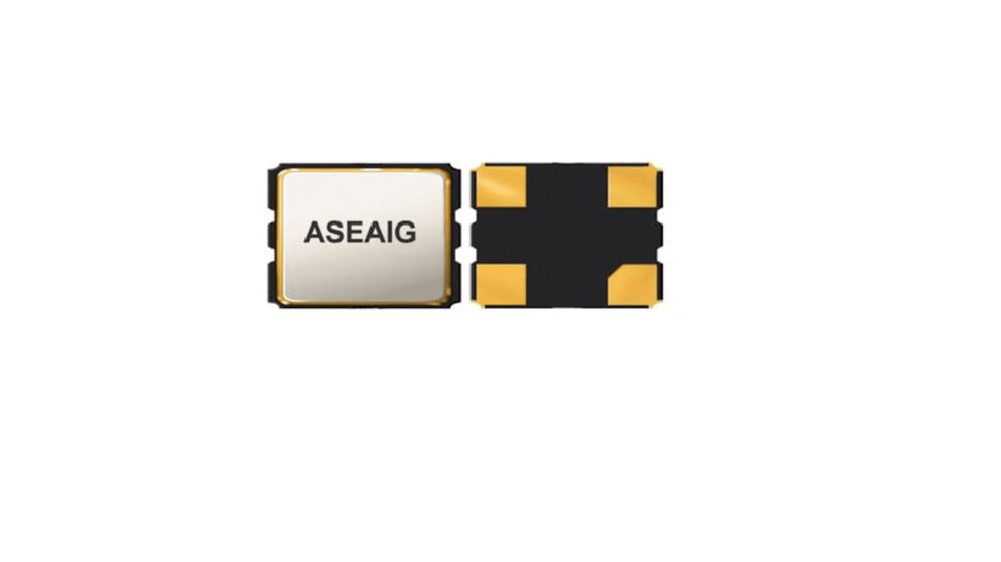 Abracon, 24MHz Crystal Oscillator Crystal Oscillator CMOS SMD ASEAIG-24.000MHZ-C-T