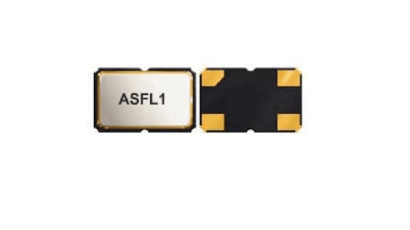 Abracon Kristályoszcillátor 12MHz, HCMOS, TTL, SMD Óra oszcillátor cikkszám: ASFL1-12.000MHZ-EK-T