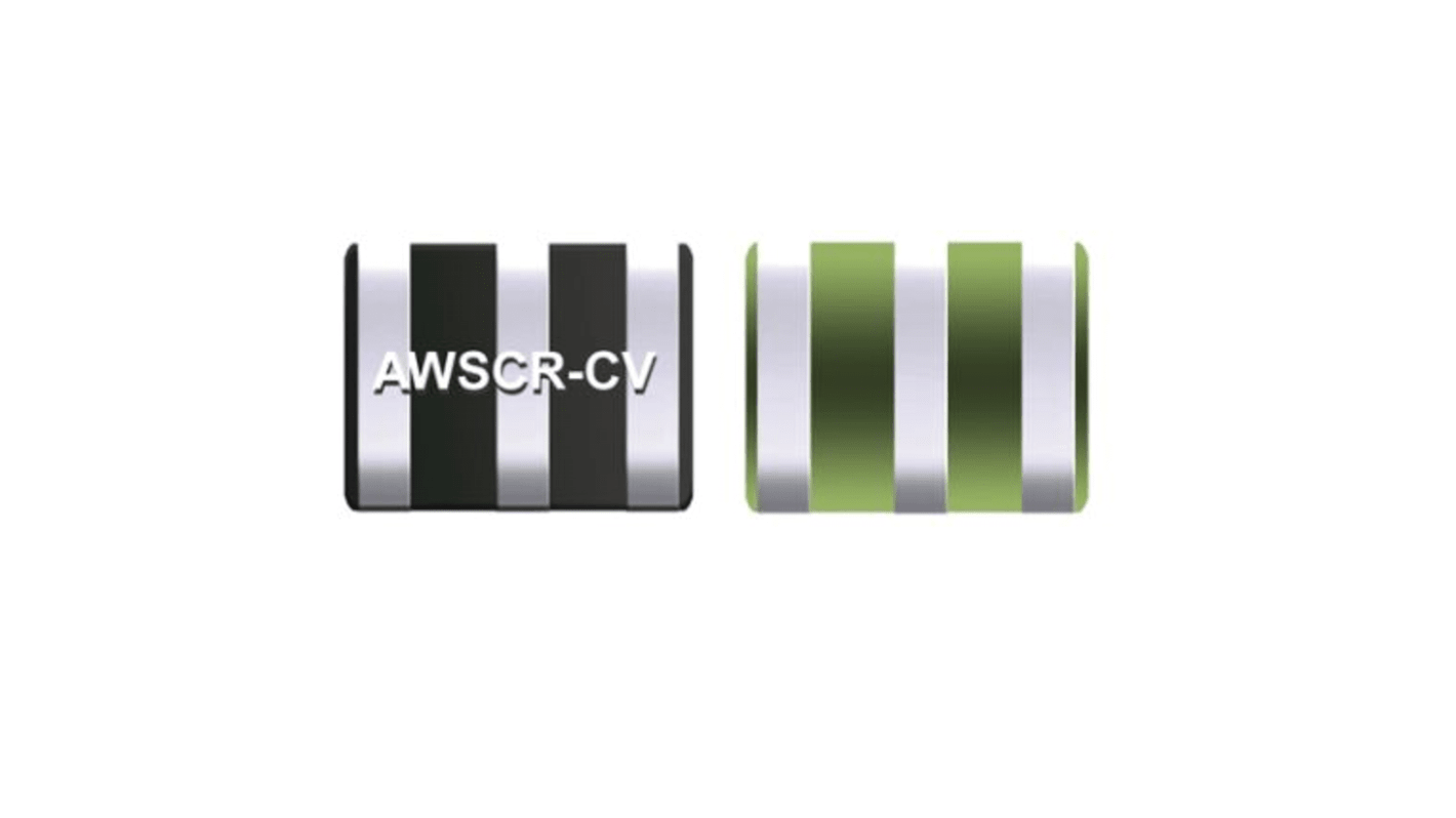 AWSCR-10.00CV-T, Ceramic Resonator, 10MHz 22pF, 3-Pin SMD, 3.7 x 3.1 x 1.0mm