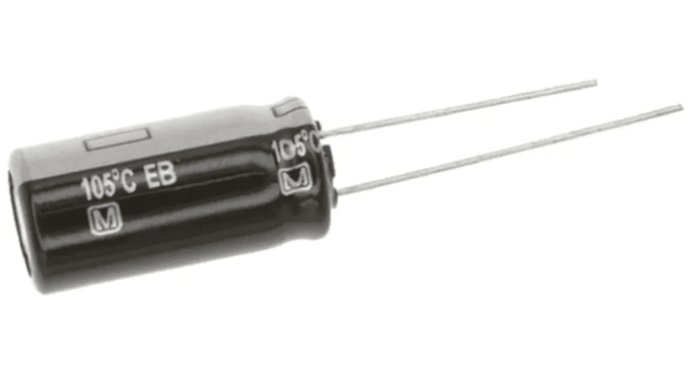 Panasonic EB-A, THT Aluminium-Elektrolyt Kondensator 330μF ±20% / 50V dc, Ø 10mm x 20mm, bis 105°C