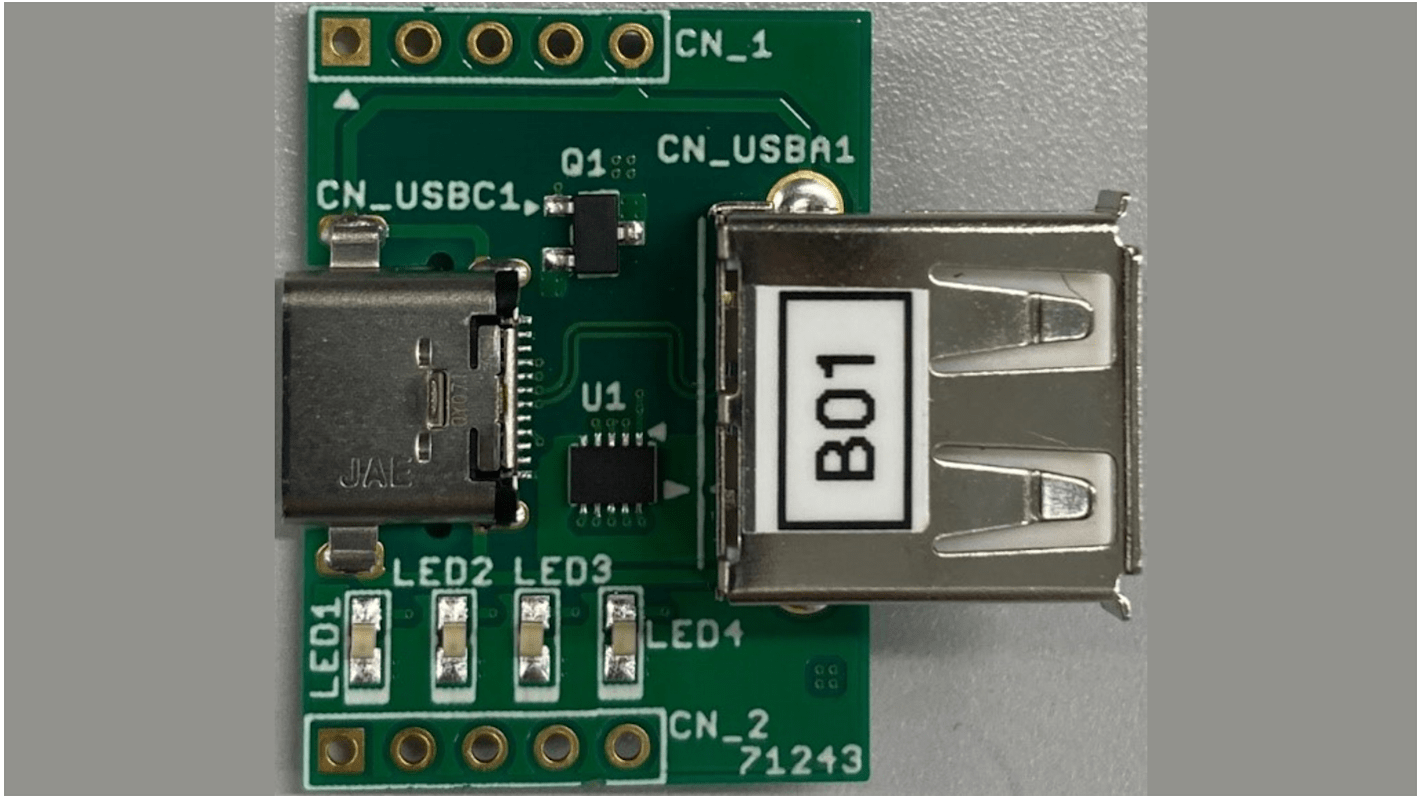 ROHM Type-C Detector For Sink BD91N01NUX EVK Evaluation Kit for BD91N01NUX for Type-C Cable For Evaluation