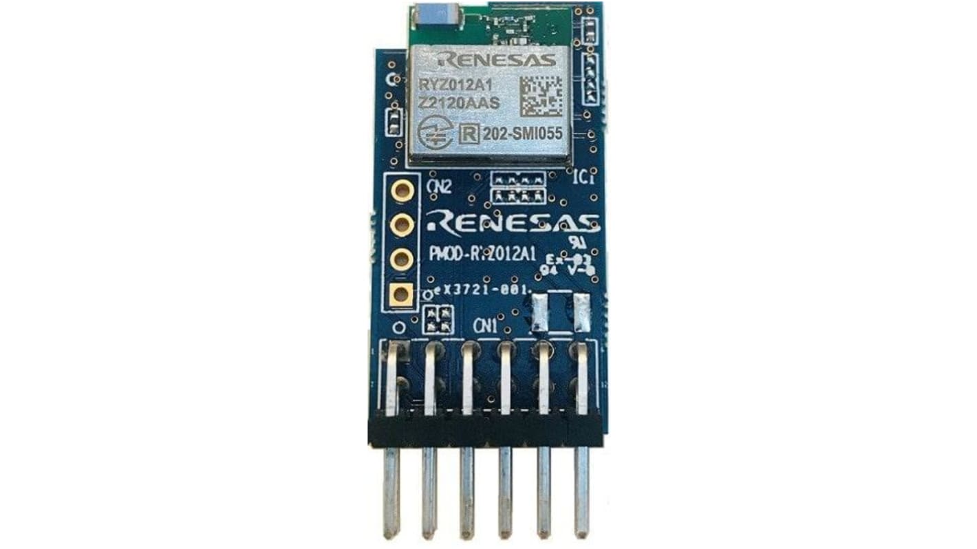 Renesas Electronics Bluetooth® Low Energy PmodTM Expansion Board RYZ012A100FZ00 Bluetooth Expansion Board for RYZ012A1