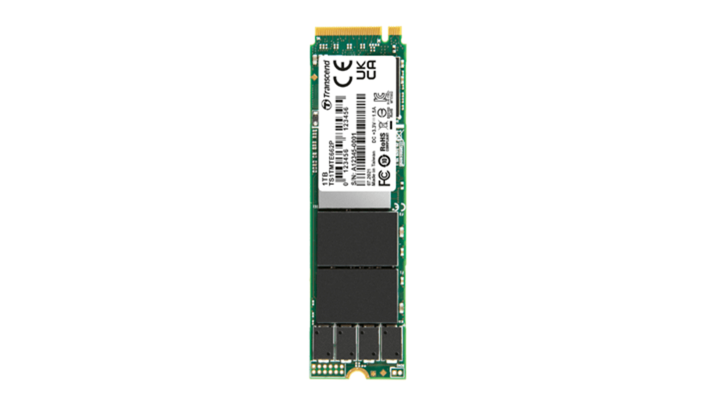 Disque Interne, SSD 1 To M.2 NVMe PCIe Gen 3 x 4 MTE662P