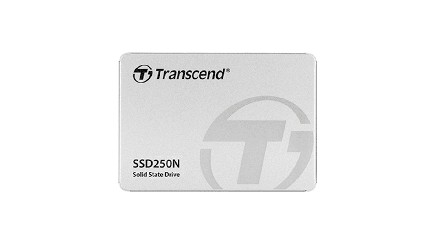 Transcend SSD250N, 2,5 Zoll Intern HDD-Festplatte SATA III, TLC, 2,048 TB, SSD