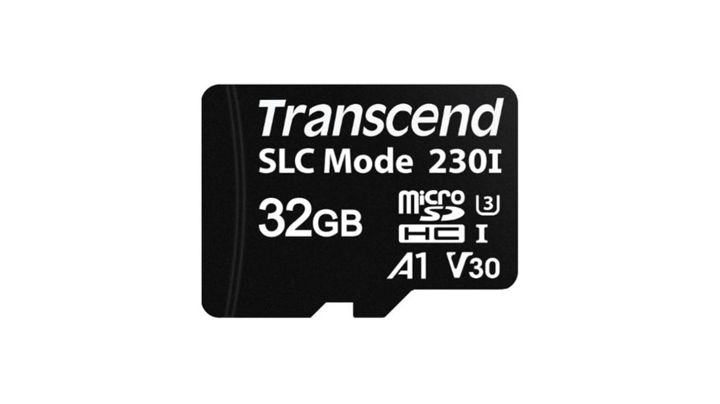 TS32GUSD230I  Transcend 32 GB MicroSDHC Micro SD Card, A1, U3