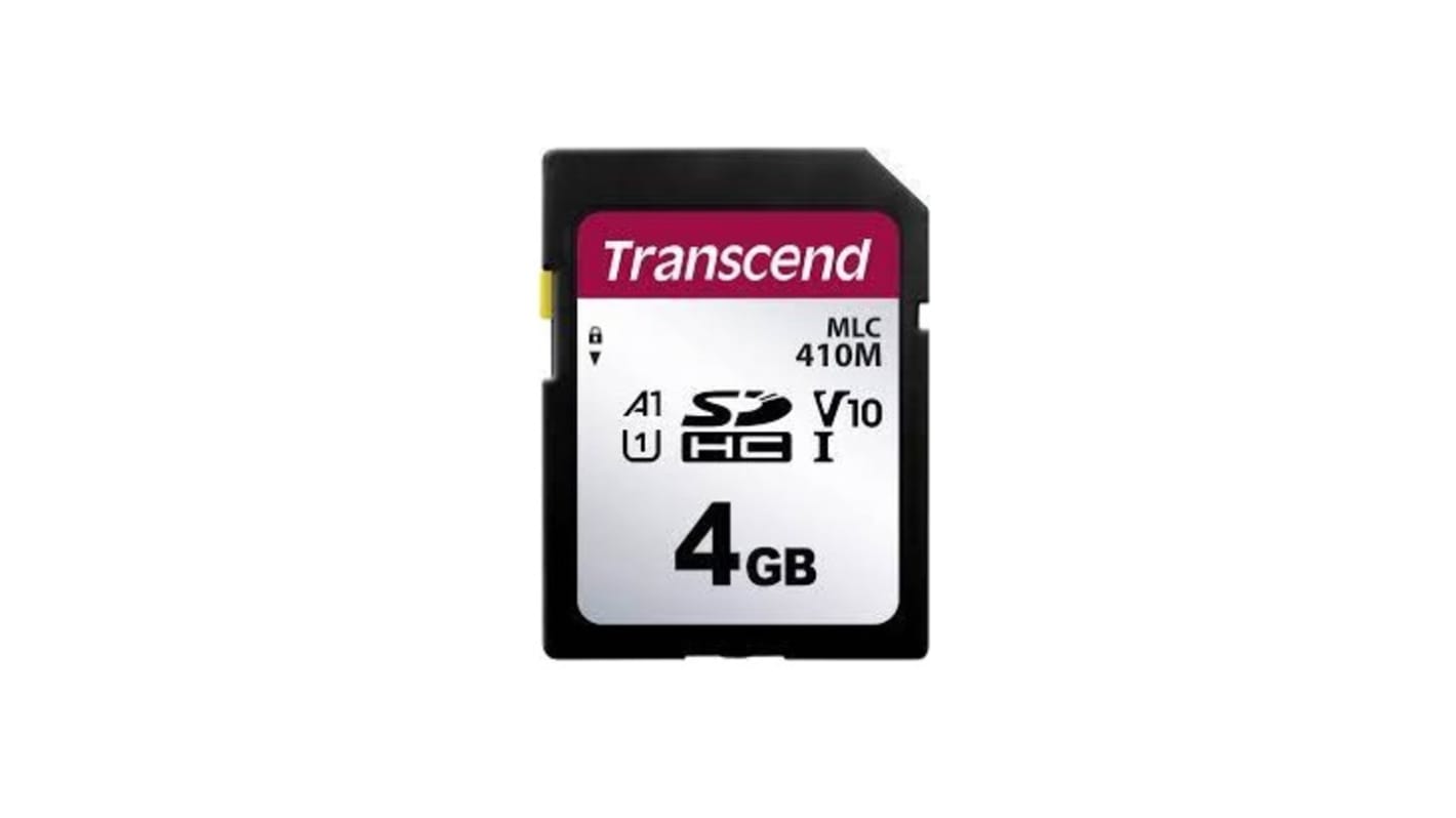 Transcend 4 GB SDHC SD Card, A1, U1, V10