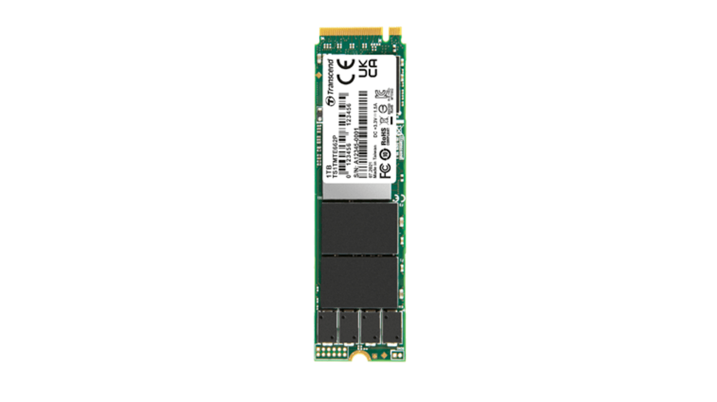 Disque Interne, SSD 512 Go M.2 NVMe PCIe Gen 3 x 4 MTE662P-I