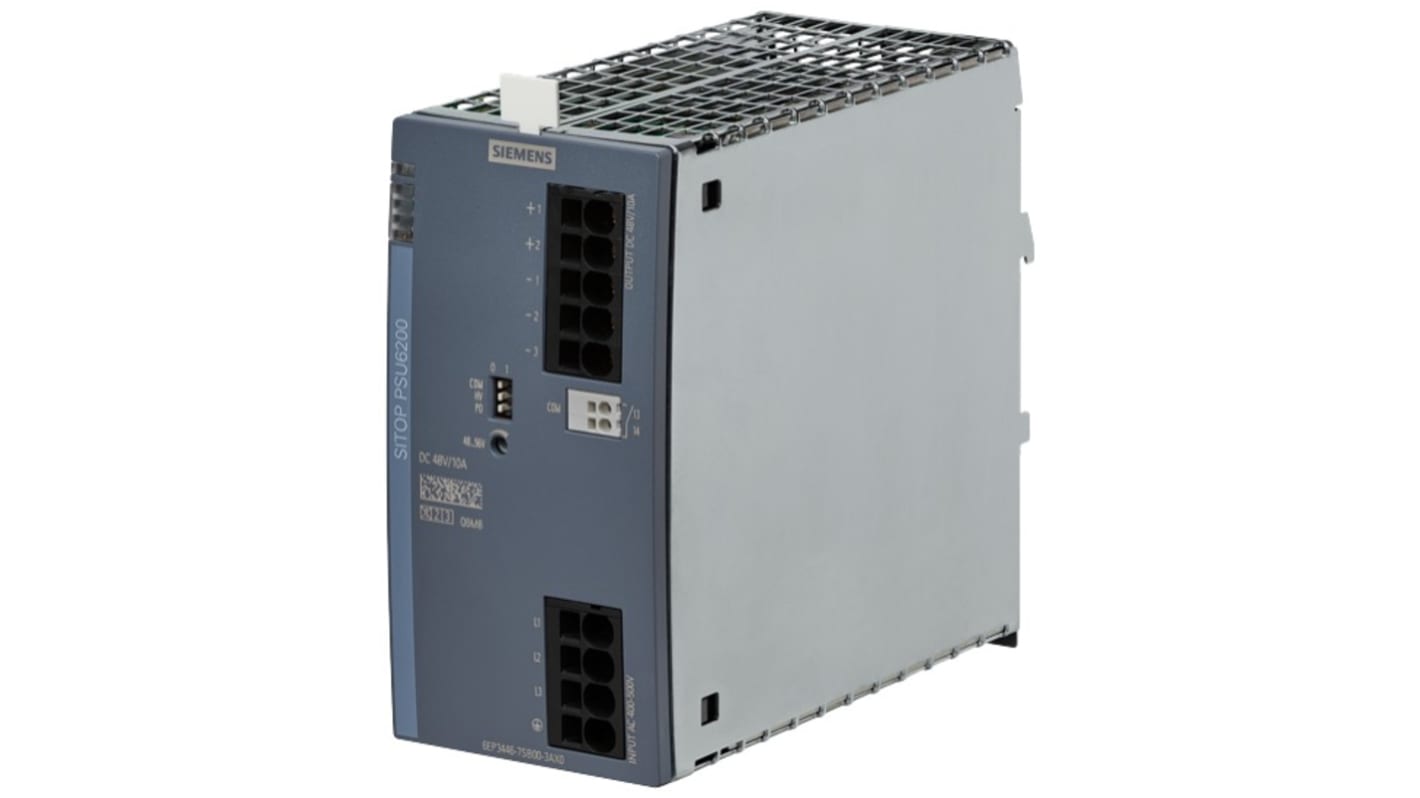 PSU Siemens, 48V cc, 10A, 400 → 500 V ac / 450 → 600V cc, 480W