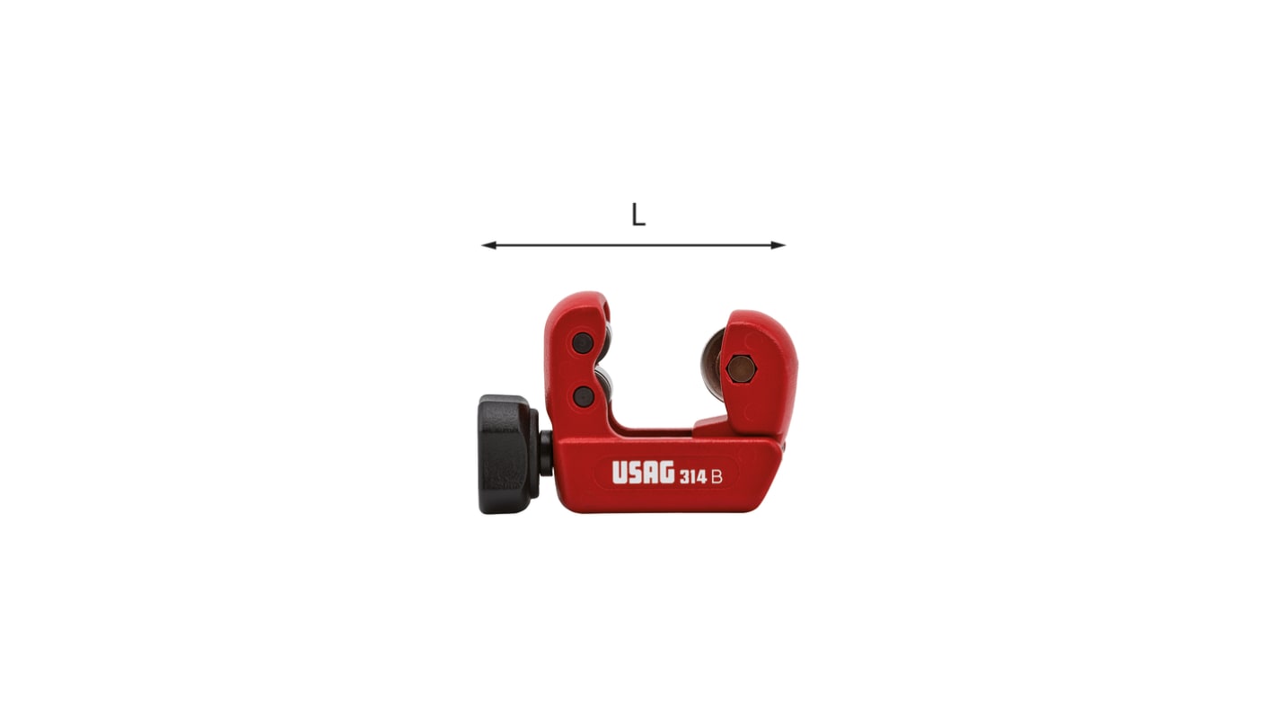 Tagliatubi Usag U03140031, capacità di taglio 2 mm Lega leggera