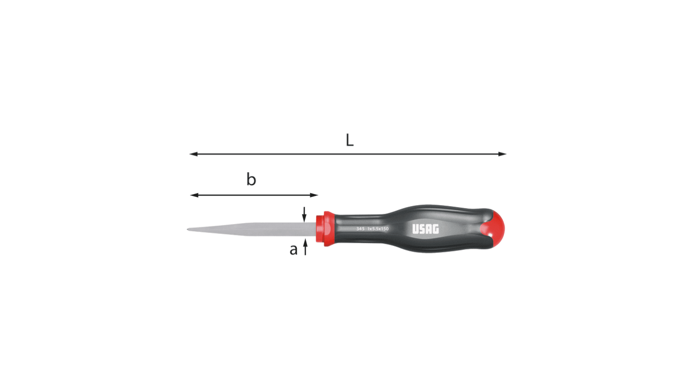 Punzone Usag, tipo Cacciaspina, L. 220 mm, Ø gambo 8 mm, pezzi