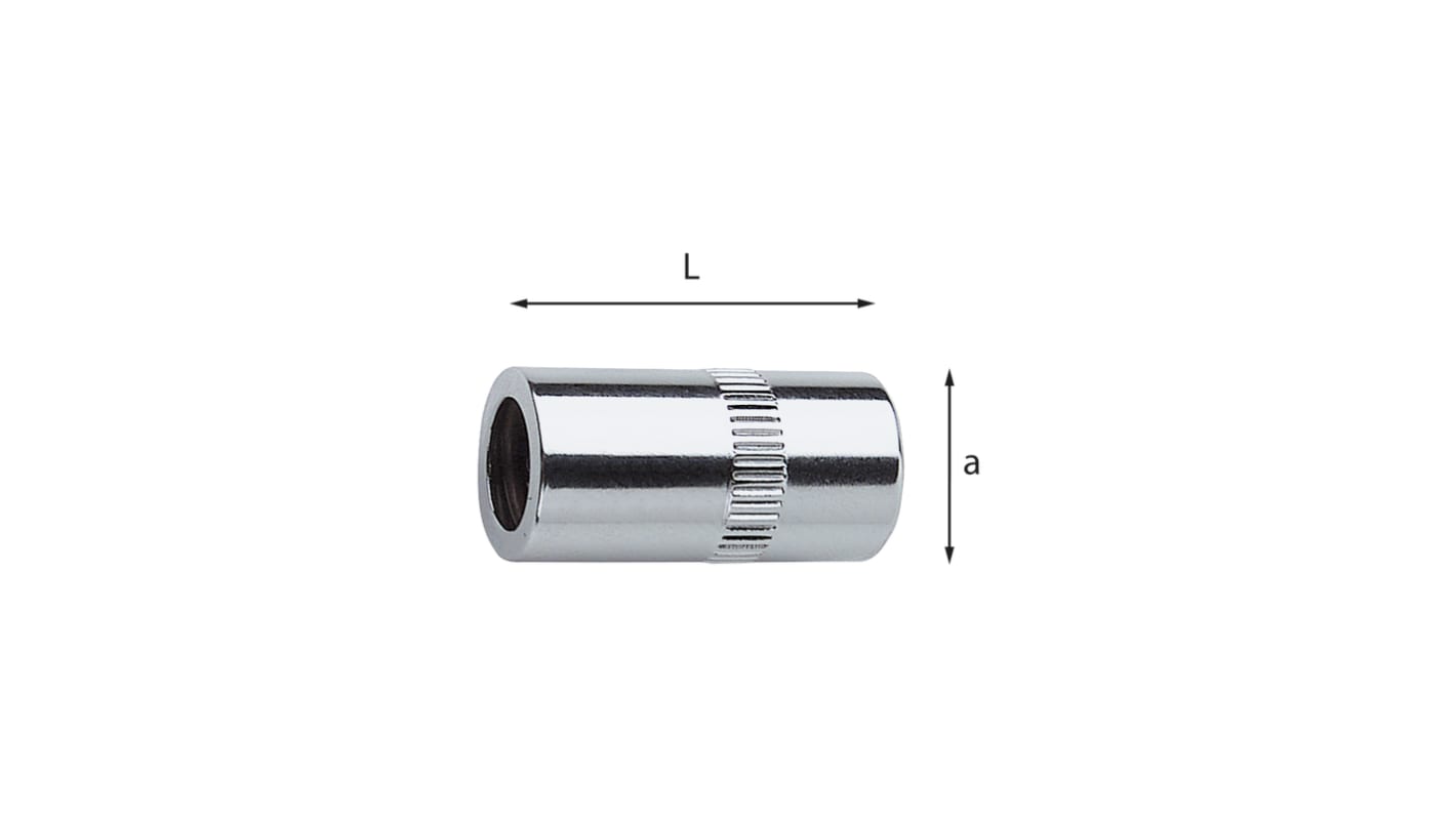 Bussola portapunte Esagonale, quadrato Usag, 7,9 mm, 12,7 mm