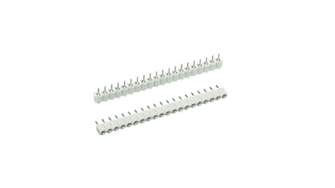 20 Way Yamaichi Straight 2.54mm SIL Socket, Solder