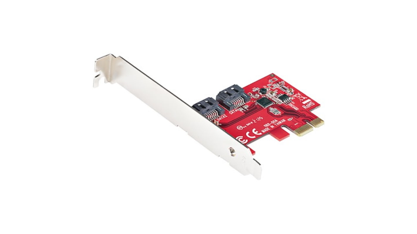 StarTech.com Controllerkarte, PCIe-SATA-III-Controller-Karte, 2 Laufwerke, SATA 7.7 x 1.8 x 12.1cm