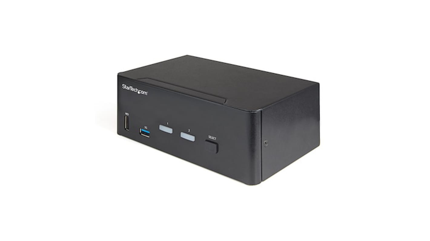 StarTech.com 2 Port Dual Monitor USB HDMI KVM Switch, 3.5 mm Stereo 3840 x 2160 Maximum Resolution