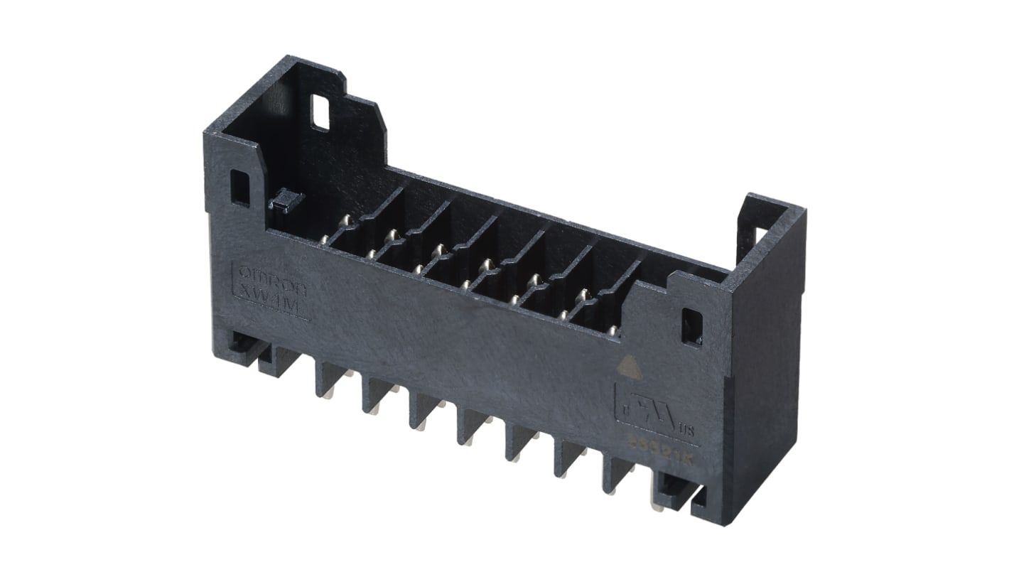 XW4M-16D2-V1DA | Omron 基板用端子台, 3.5mmピッチ , 2列, 16極 | RS