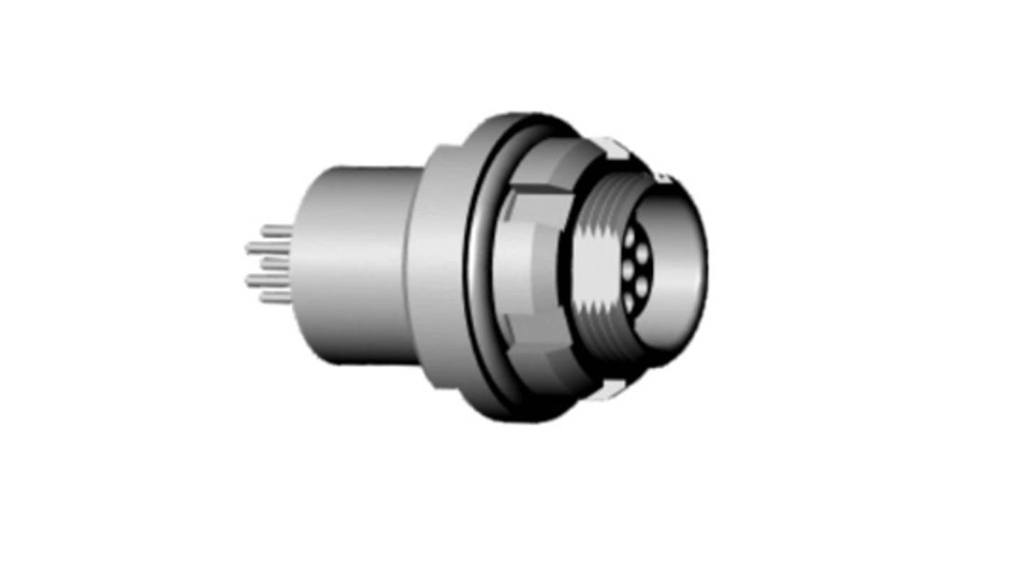 RS PRO Circular Connector, 6 Contacts, Panel Mount, M14 Connector, Socket, Female, IP68