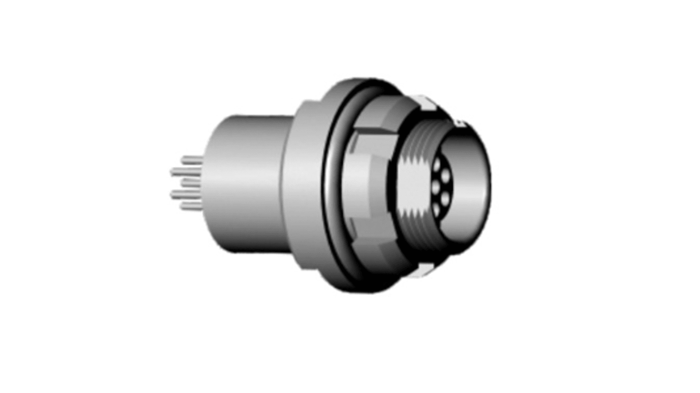 RS PRO Circular Connector, 14 Contacts, Panel Mount, M14 Connector ...