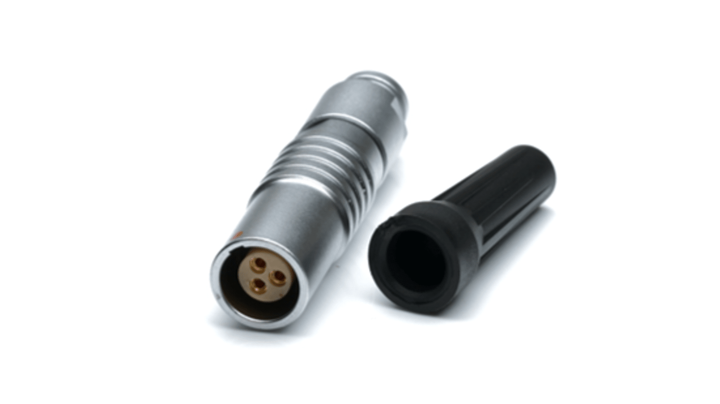 RS PRO Circular Connector, 2 Contacts, Cable Mount, 9.5 mm Connector, Socket, Female