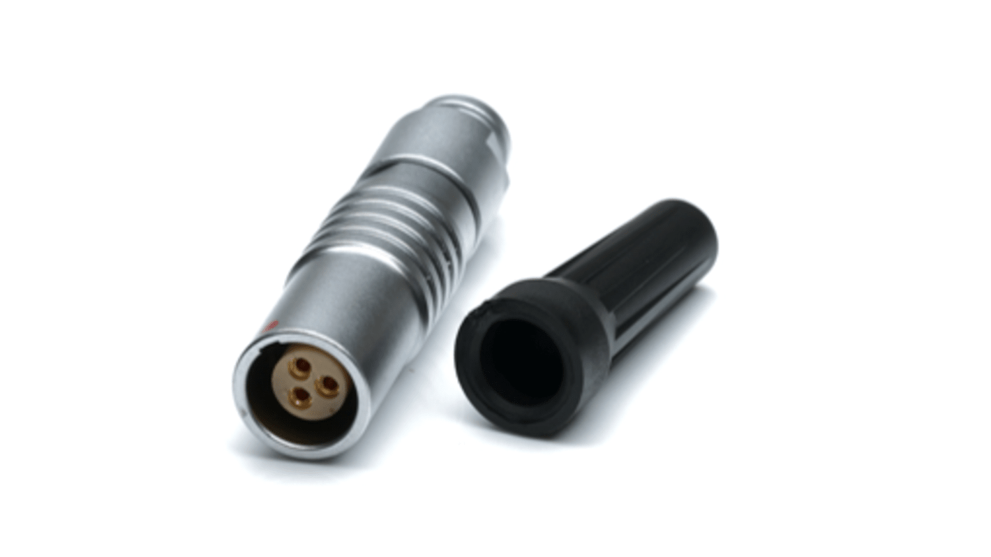 Conector circular RS PRO hembra de 4 vías hembra, montaje aéreo, IP50