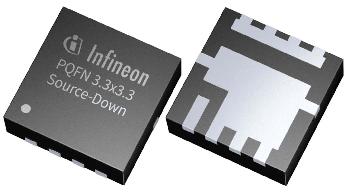 MOSFET Infineon IQE008N03LM5ATMA1, VDSS 30 V, ID 253 A, PQFN 3 x 3 de 8 pines