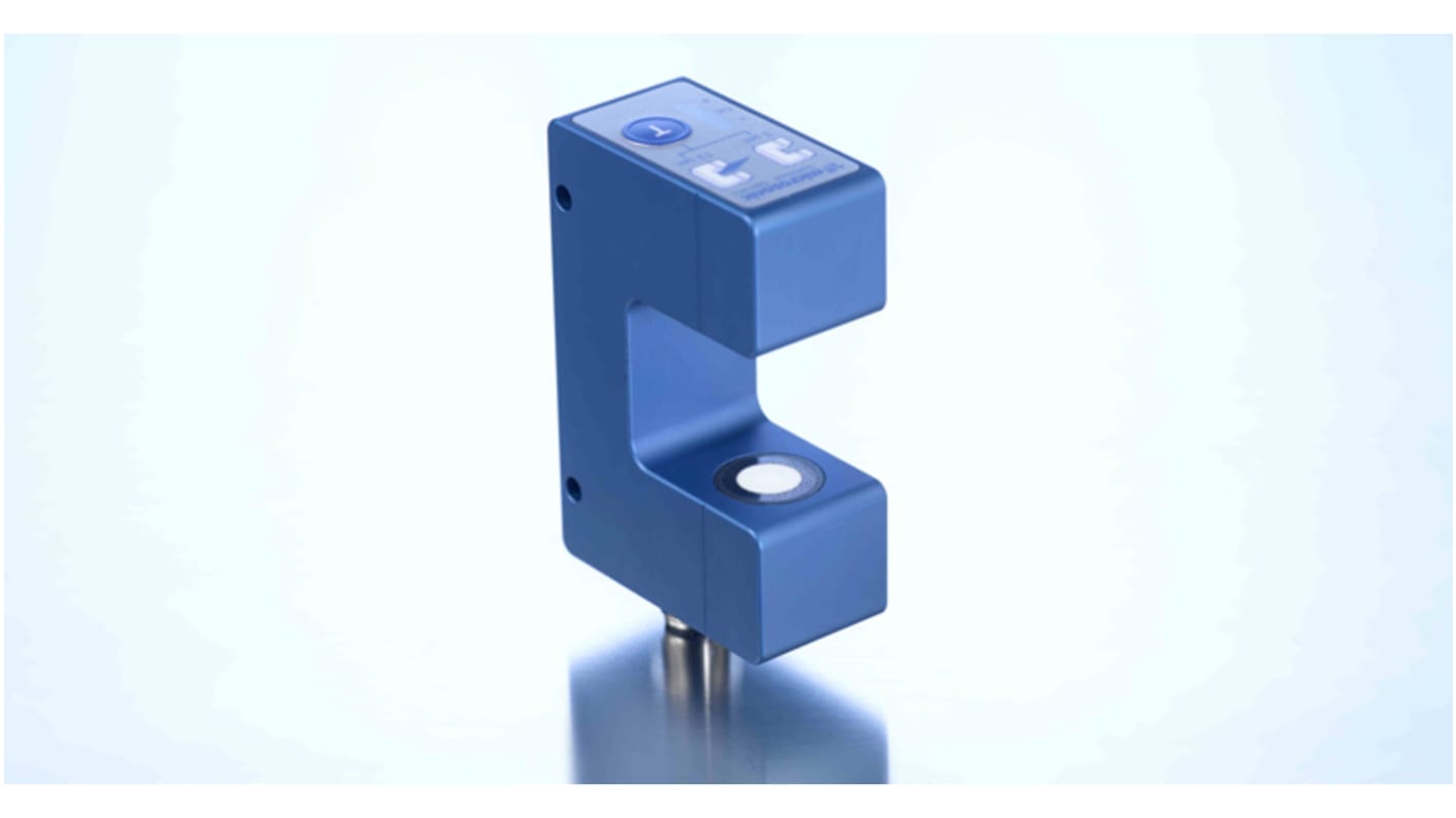 Microsonic BKS Series Ultrasonic Slot-Style Ultrasonic Sensor, M12 x 1, 8 mm Detection, Analogue Output, 20 → 30