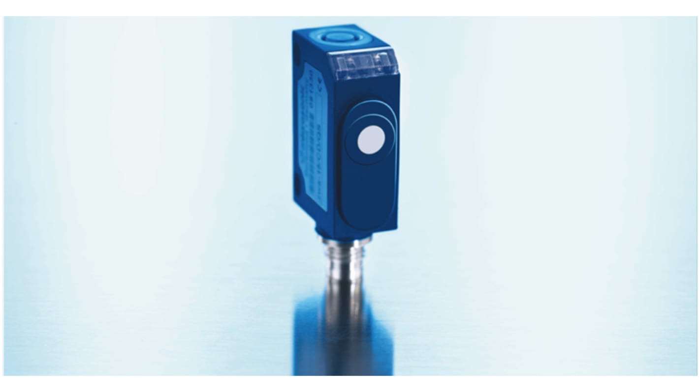 Sensor ultrasónico Microsonic, M12 x 1, alcance 250 mm, salida PNP, 20 → 30 V CC, IP67