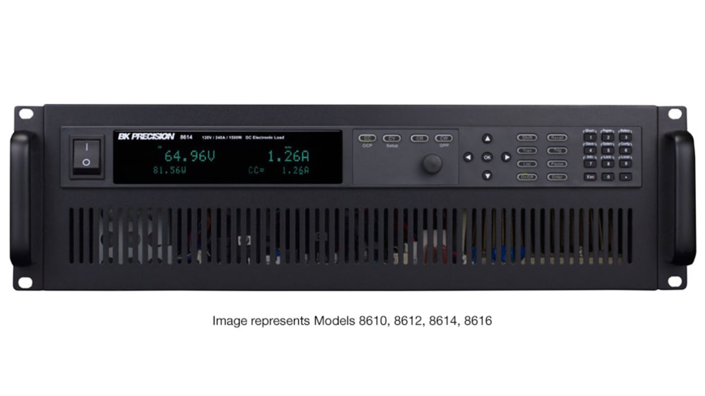 8600/B BK Precision elektromos terhelés, 30 A, 500 V, 750 W, terhelsé típusa: DC Electronics Load, ISOCAL