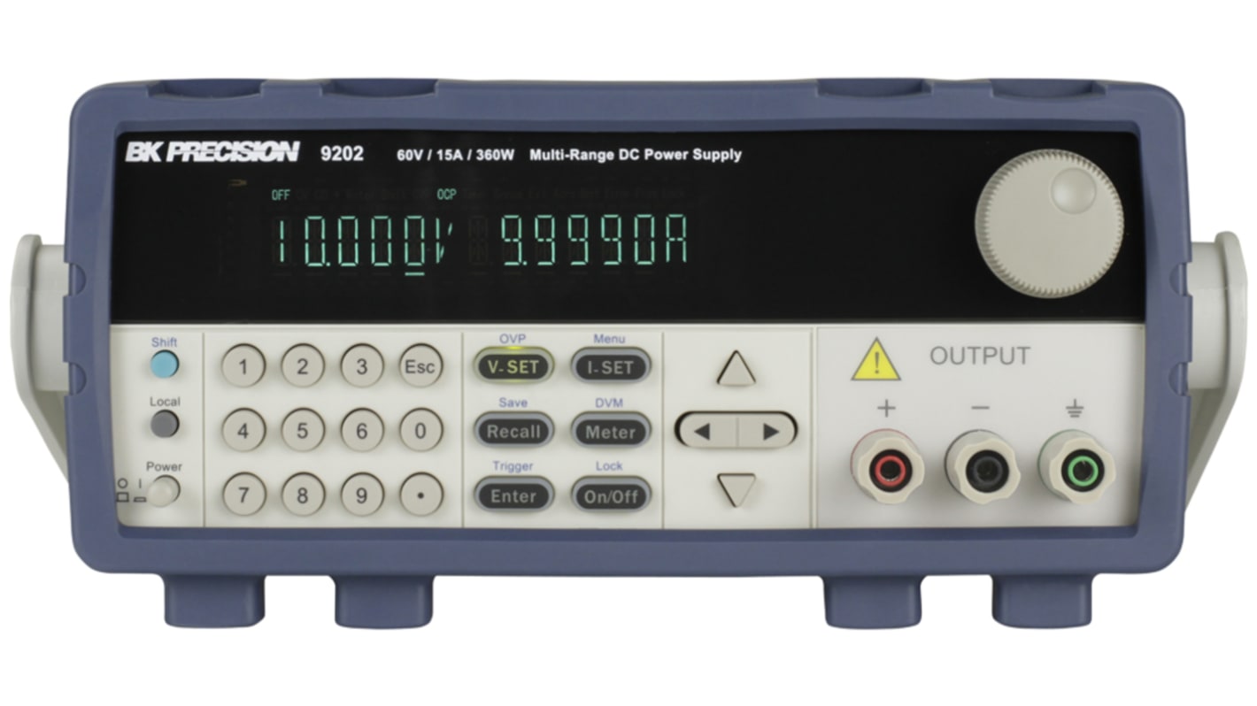 BK Precision BK9202B Digital Labornetzgerät 360W, 60V / 15A, ISO-kalibriert