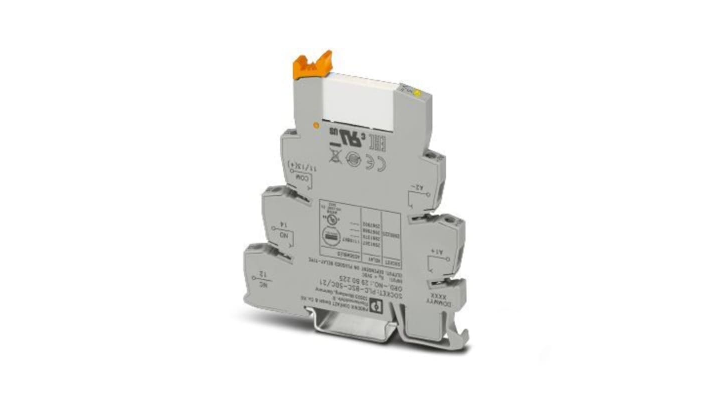 Phoenix Contact PLC-RSC Relaismodul, 5V / 7V dc 4.5V dc, 1-poliger Wechsler DIN-Schienen 5V